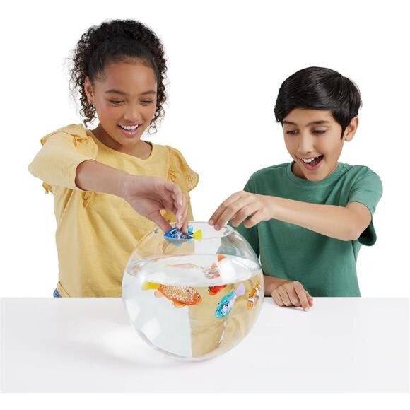 Robo Alive Robo Fish Robotic Swimming Fish (Teal + Orange) - Picture 5 of 7